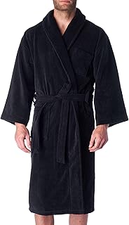 Men's Pure Cotton Terry Cloth Bathrobe