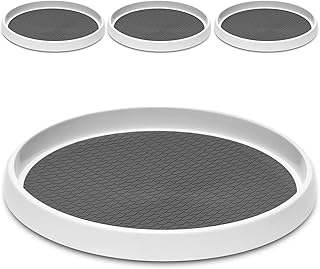 12-Inch Non-Slip Lazy Susan Organizer Set