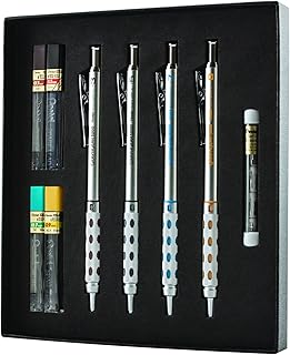 Mechanical Pencil Gift Set with Refill Leads and Erasers