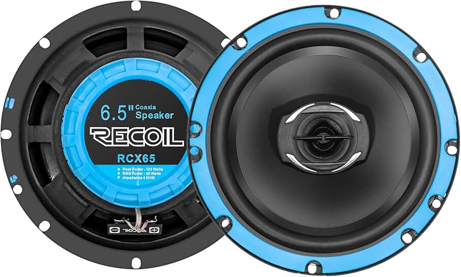 6.5-Inch Car Audio Coaxial Speaker System