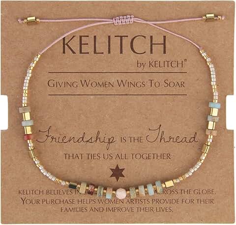 Colorful Crystal Shell Beaded Friendship Bracelet