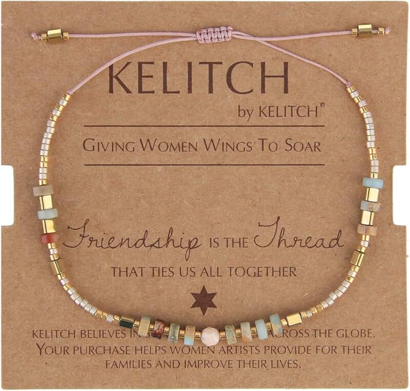 Colorful Crystal Shell Beaded Friendship Bracelet
