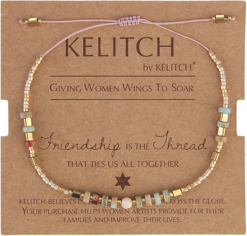 Colorful Crystal Shell Beaded Friendship Bracelet