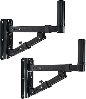 Two Adjustable Wall Mounts for Speakers