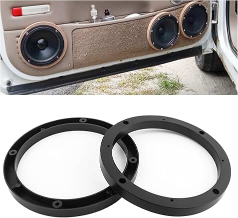 Two 6.5-inch speaker spacers for improved sound quality