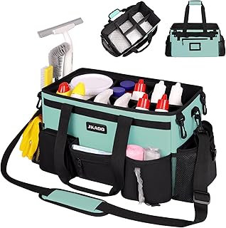 Large Waterproof Cleaning Tote with Handles and Straps