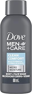 Men's Body and Face Wash for Healthy Skin, 3 oz, 24 pack