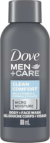 Men's Body and Face Wash for Healthy Skin, 3 oz, 24 pack