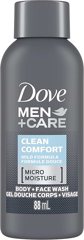 Men's Body and Face Wash for Healthy Skin, 3 oz, 24 pack