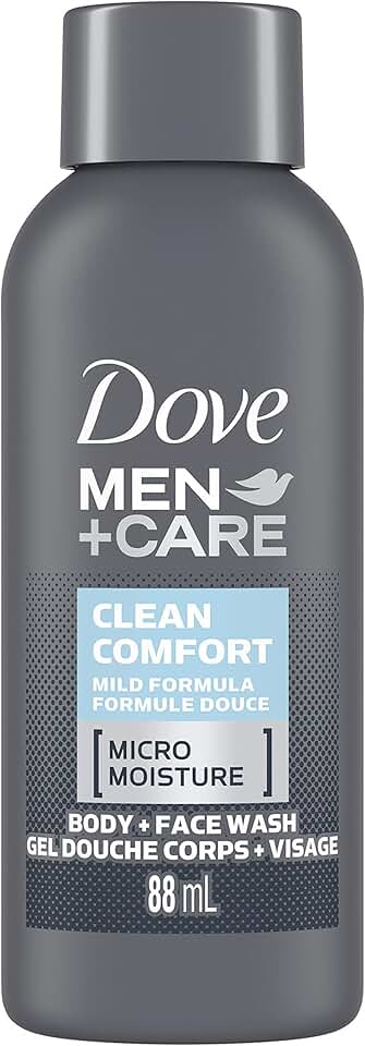 Men's Body and Face Wash for Healthy Skin, 3 oz, 24 pack