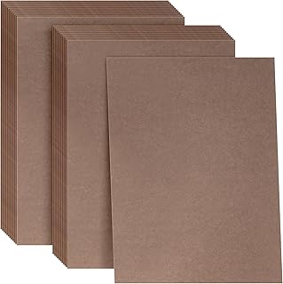 Dark Brown Kraft Cardstock, 100 Sheets, 8.5 x 11 inches