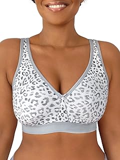 Plus-Size Wireless Cotton Bra for Women