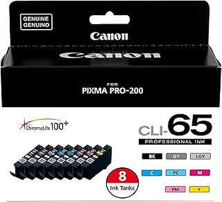 Eight-Color Ink Pack for PIXMA PRO-200 Printers