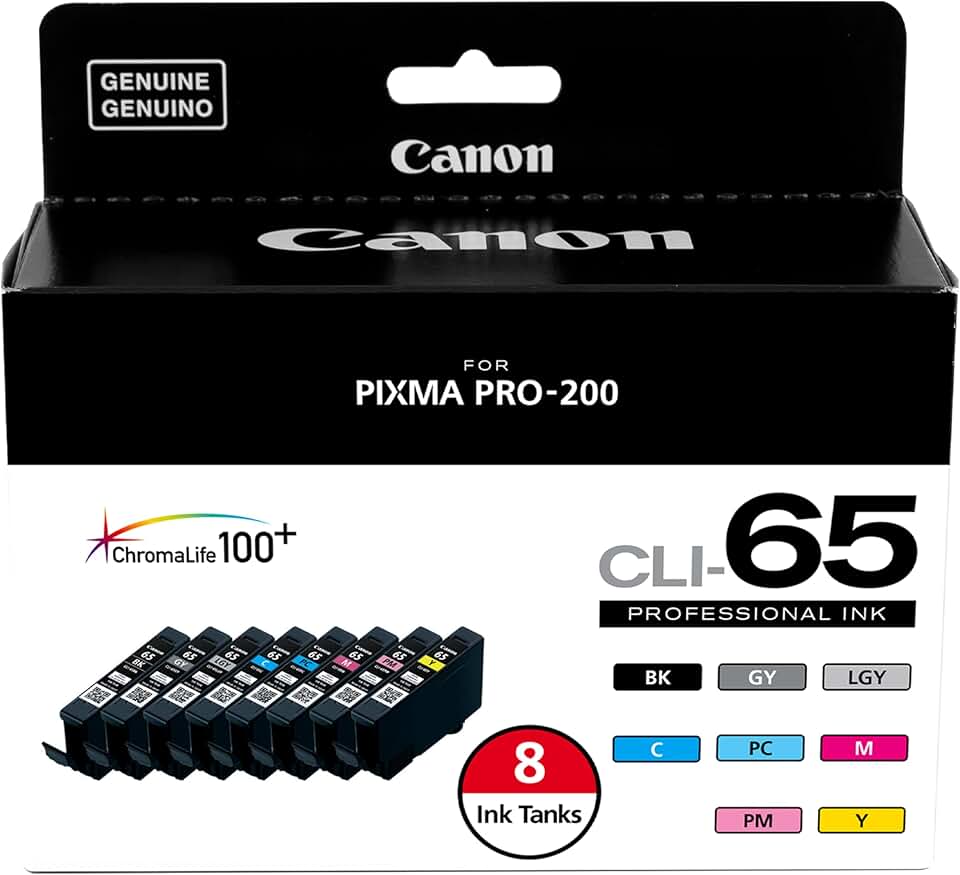 Eight-Color Ink Pack for PIXMA PRO-200 Printers