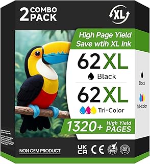 Black and Tri-Color Ink Cartridges Pack