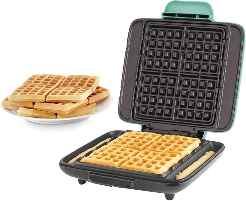 No-Drip Waffle Maker for Breakfast and Snacks
