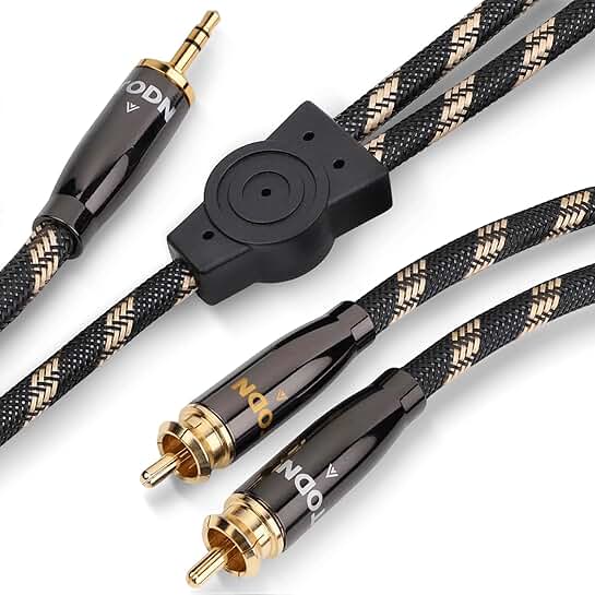 HiFi RCA to AUX Cable for Home Stereo, 3m