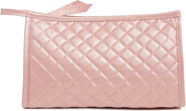 Women's Cotton Trapeze Makeup Organizer Bag