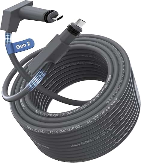 100 FT Satellite Extension Cable, 1200Mbps, CMR Rated