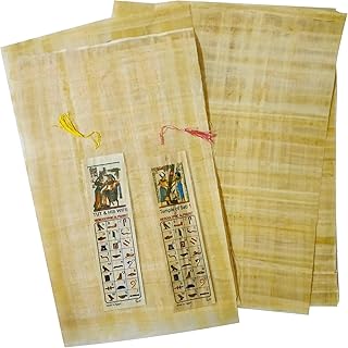 15 Egyptian Papyrus Sheets 12" x 8" for Art and Education