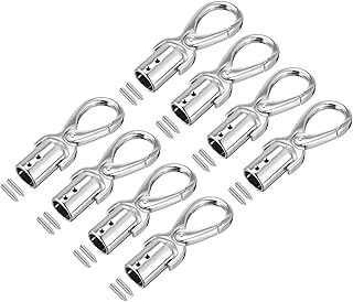 Set of 8 Silver 12mm Cord End Caps for Jewelry and Crafts