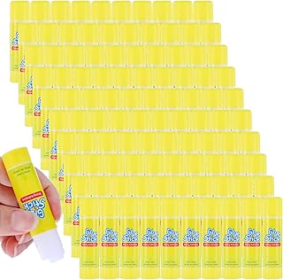 White washable glue sticks, 100 pcs, 0.32 oz