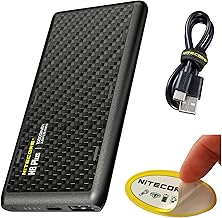 Lightweight 10,000mAh Power Bank with USB-C and USB-A