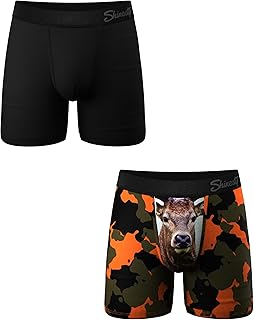 Men's Boxer Briefs, 2-Pack, Flyless Hammock Support
