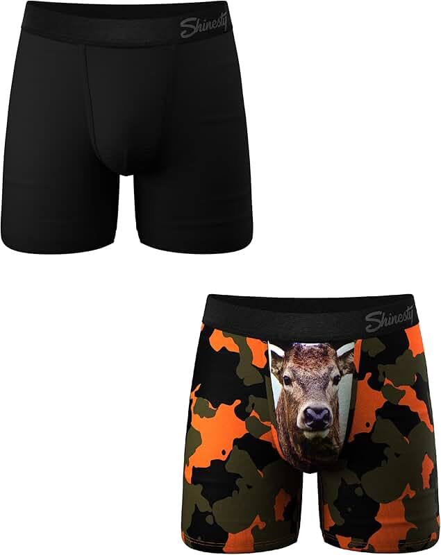 Men's Boxer Briefs, 2-Pack, Flyless Hammock Support