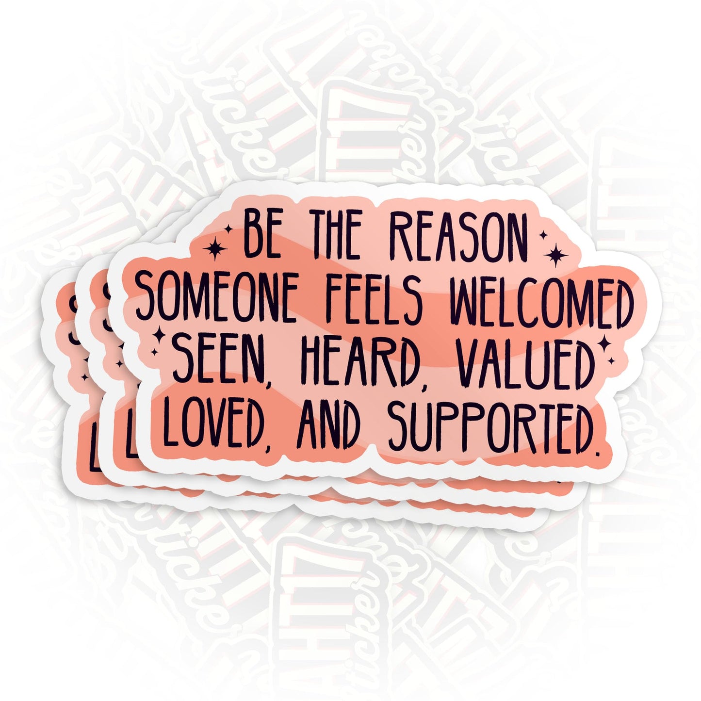 3-Pack 3-Inch Waterproof Vinyl Stickers for Gifts