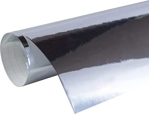 24-inch by 10-foot silver adhesive vinyl roll