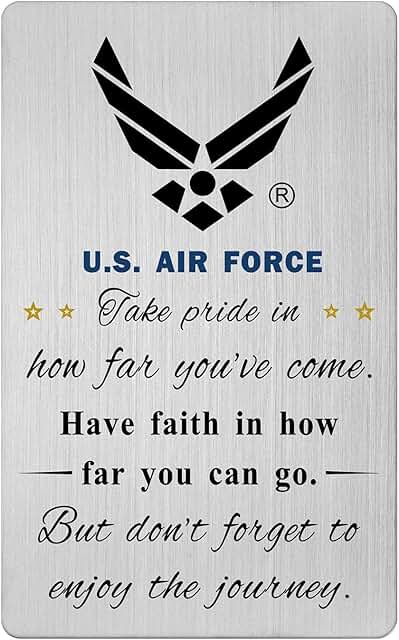 Air Force Card for Men, Birthday and Holiday Gift