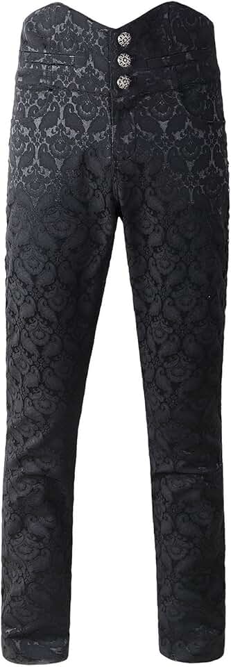 Men's Steampunk Gothic Victorian Trousers