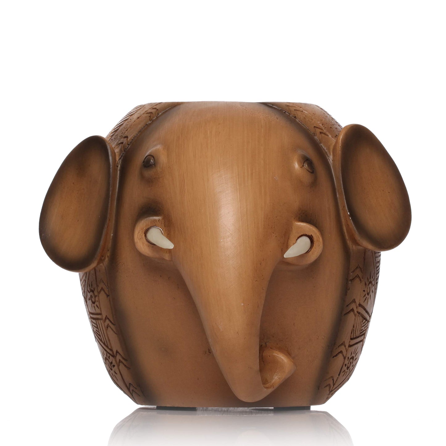 Colorful Resin Elephant Pencil Holder for Office and School
