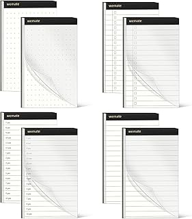 8-Pack Note Pads for Writing and Planning
