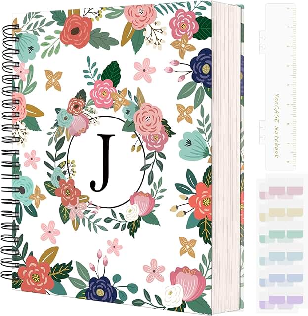 Large 8.5" x 11" Spiral Notebook with 300 Pages