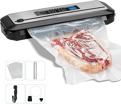 Automatic Vacuum Sealer with Cutter and Storage