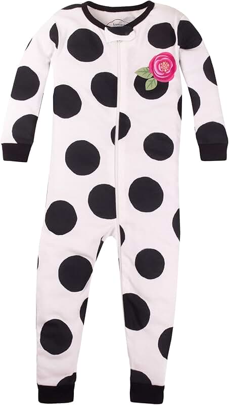 Girls' Cotton Footless Sleepwear One Piece