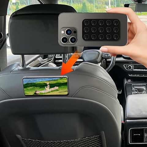 Silicone Suction Cup Phone Mount for Hands-Free Use