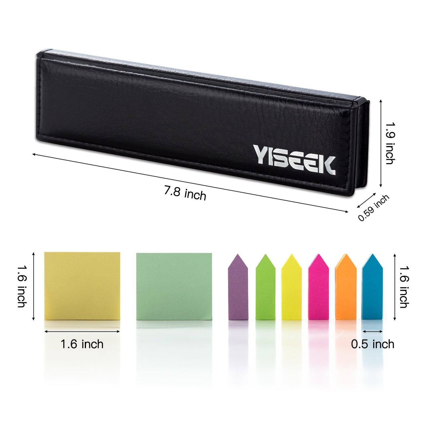 1280 Self-Stick Notes and Markers in Organizer Box
