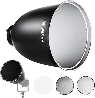 Deep Focus Reflector with Honeycomb Grids and Diffuser