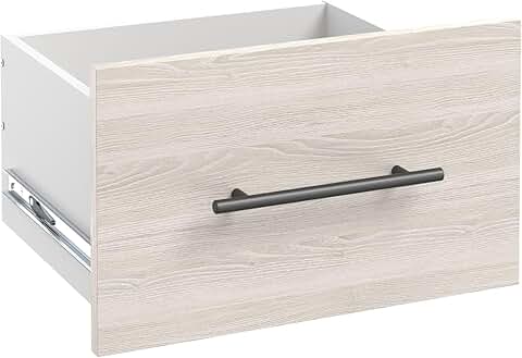 Wood Closet Drawer, 16x10 inches, White