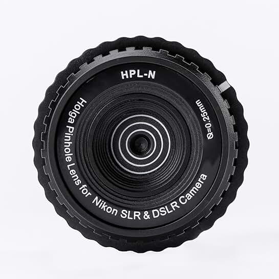 Black 0.25mm Pinhole Lens for Nikon SLR & DSLR