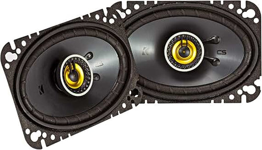Pair of 4x6-inch coaxial speakers, 4 ohm