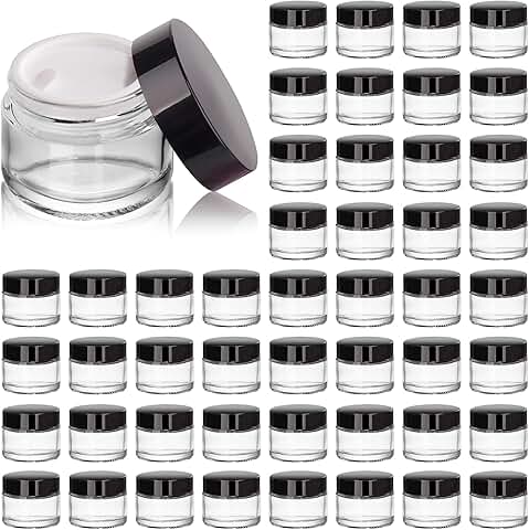 48 Pack of 2oz Glass Jars with Lids