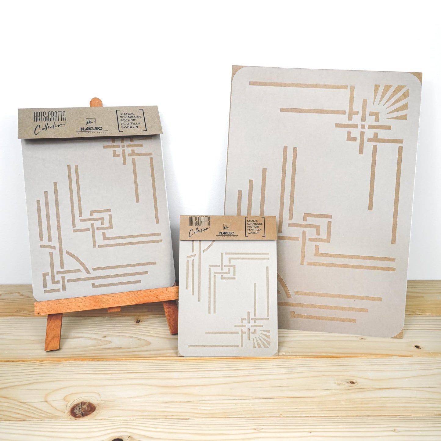 Reusable Plastic Deco Frames Borders and Pattern Templates (A4)