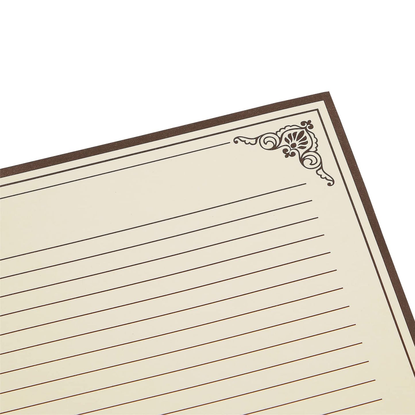 Vintage lined letter paper, 96 sheets, cream, 8.5 x 11