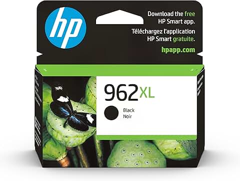 High-Yield Black Ink Cartridge for OfficeJet and Pro Printers