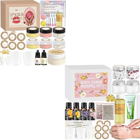 Organic DIY Lip and Body Scrub Kit