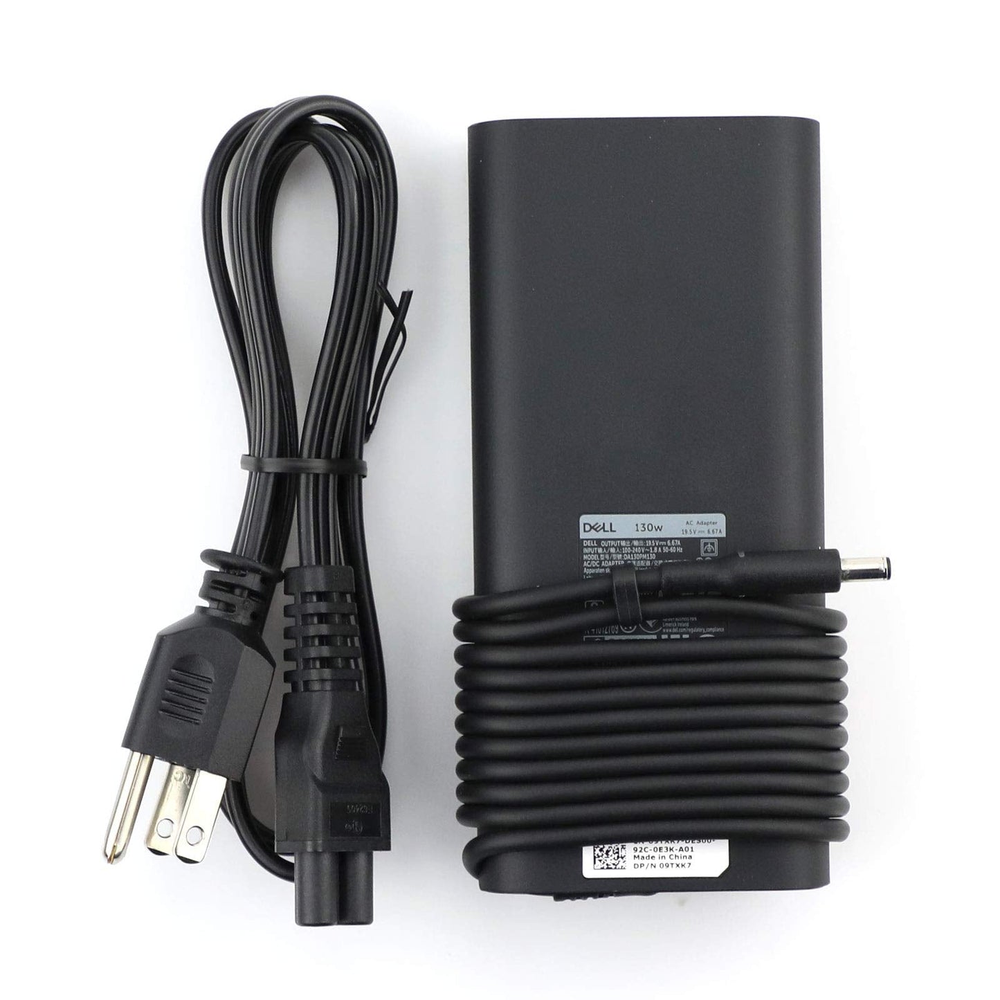 Original XPS 15 Laptop Charger 130W(watt) AC Power Adapter(Power Supply) with 3 Prong Power Cord - Precision M3800 5510 5520 5530,XPS 9530 9550 9560 9570